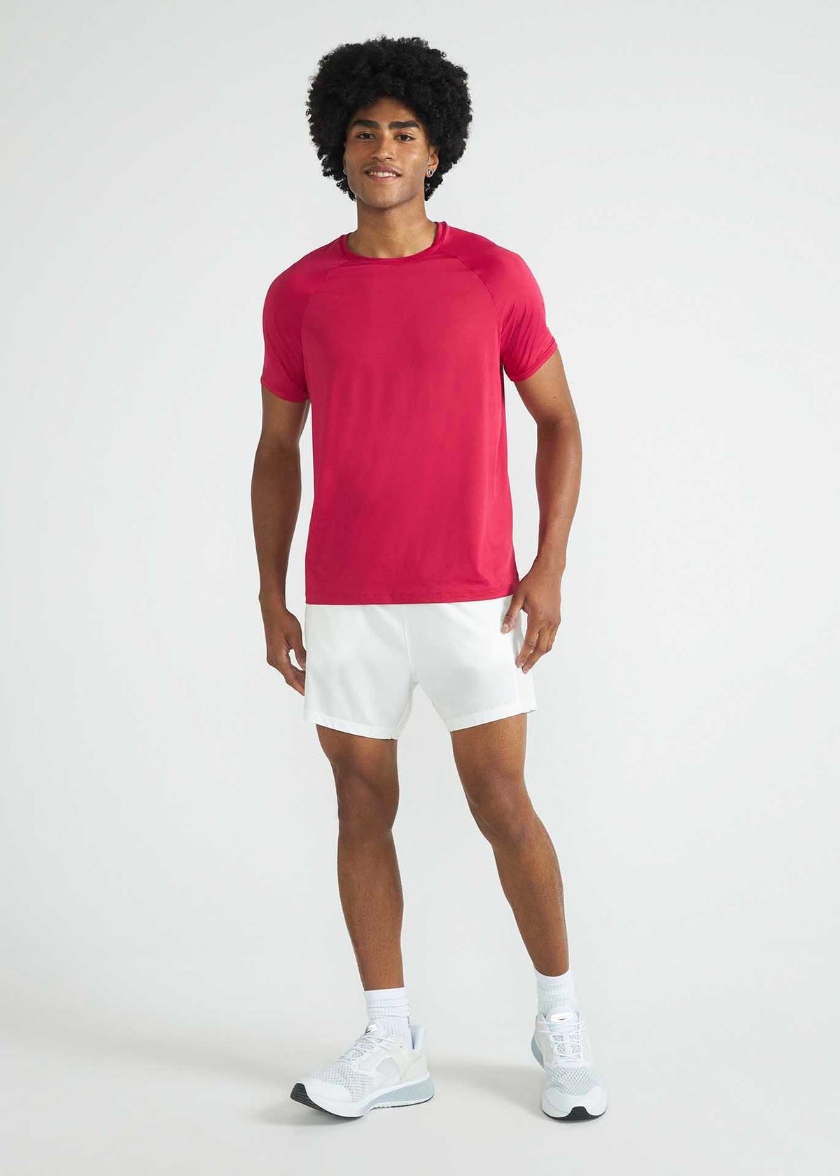 Kurzärmliges UV-Mesh-T-Shirt für Herren