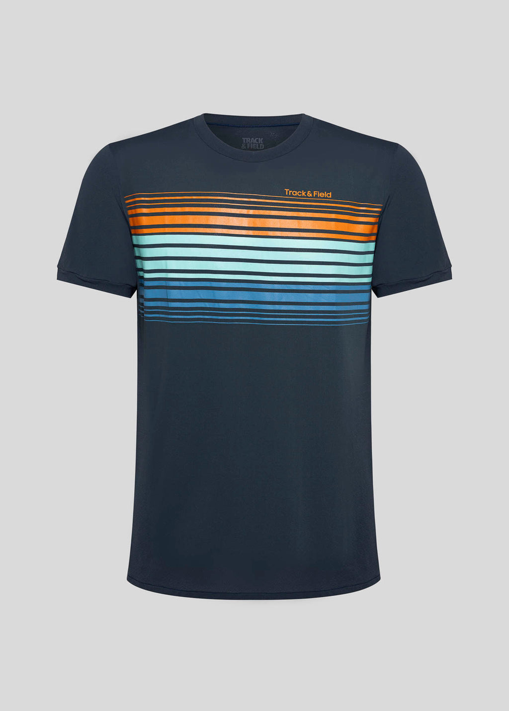 Camiseta de manga corta para hombre Thermodry raya