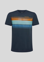 Camiseta de manga corta para hombre Thermodry raya