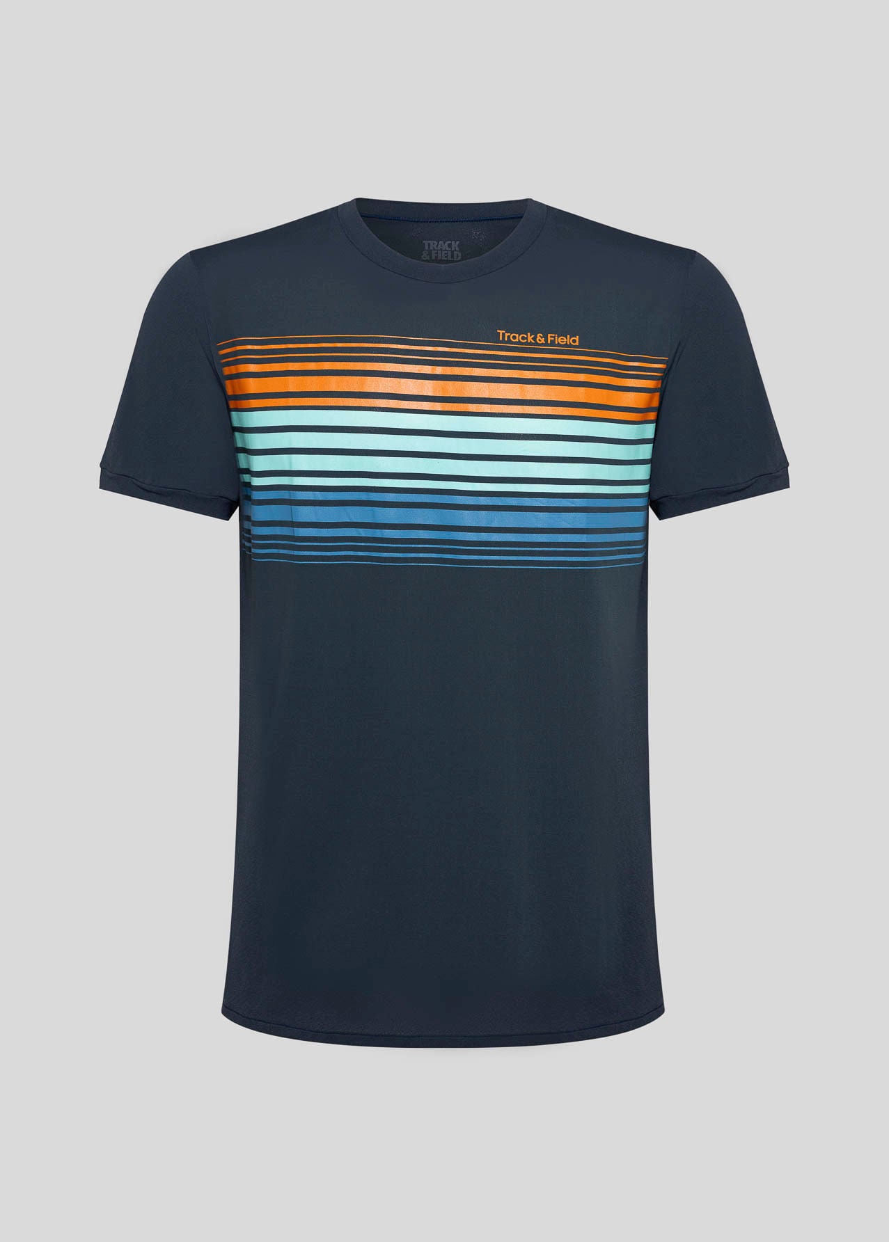 Camiseta de manga corta para hombre Thermodry raya