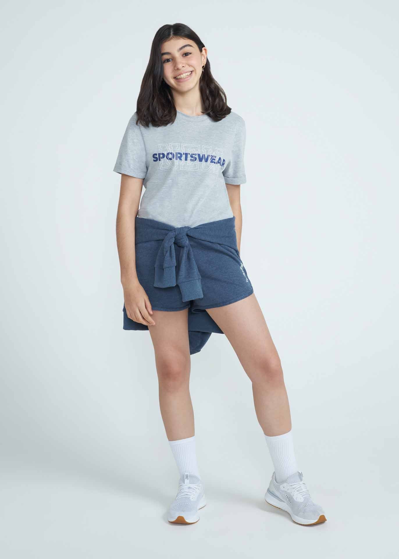 Camiseta unisex de manga corta para adolescentes New Sports