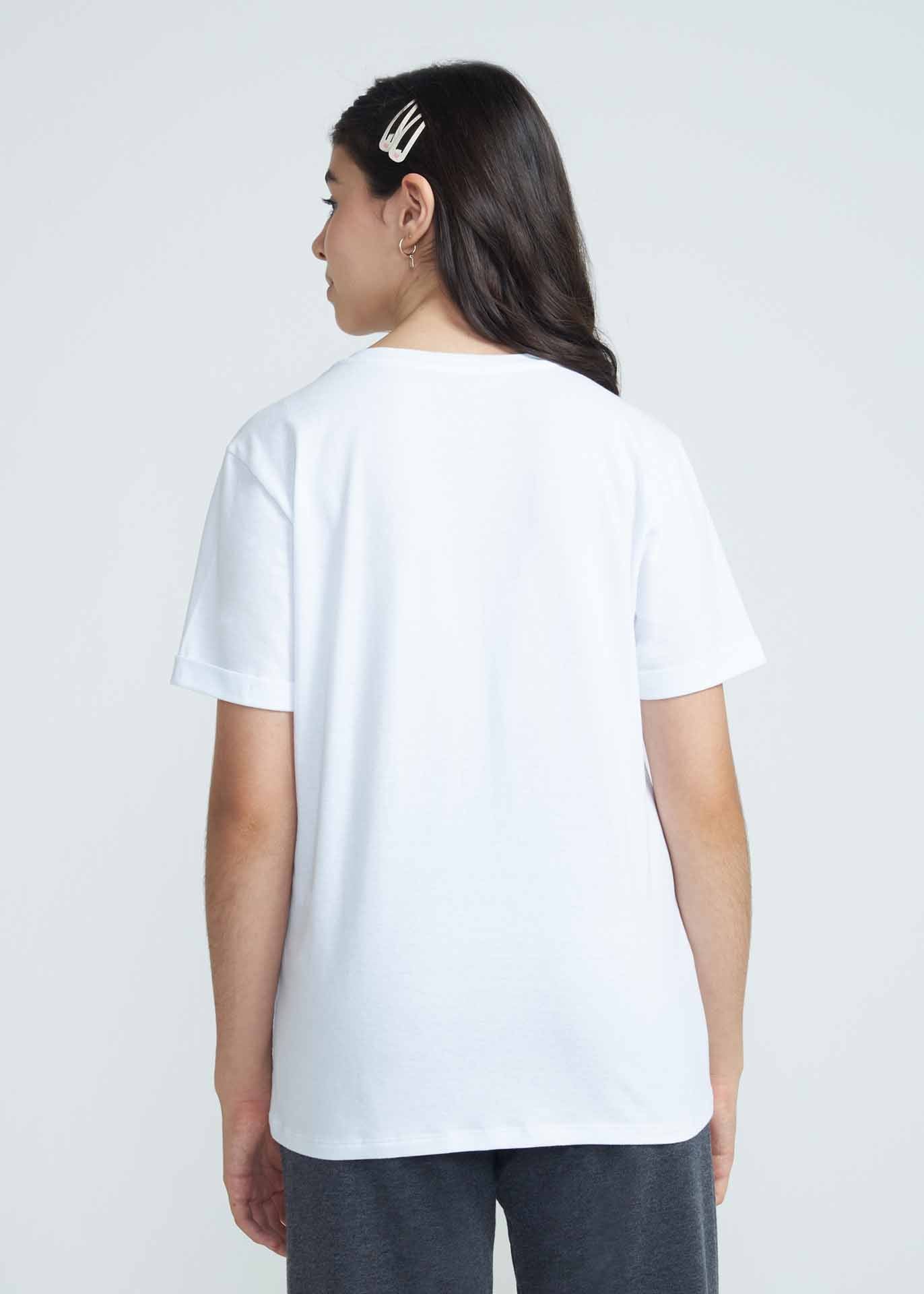 T-shirt Unissex Manga Curta Colours Teen