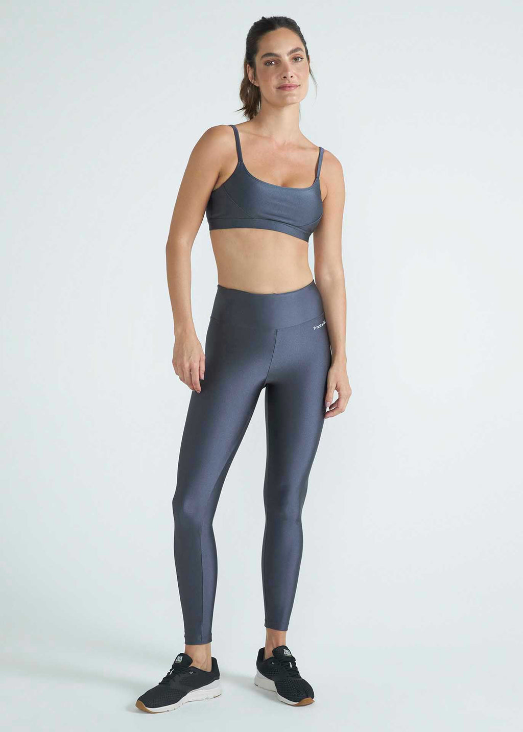 Basic-Glitzer-Top für Damen