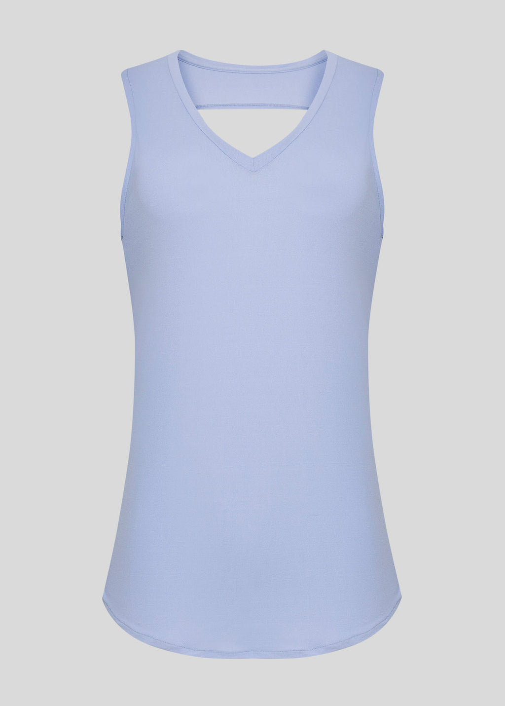 Camiseta sin mangas para mujer V
