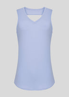 Camiseta sin mangas para mujer V
