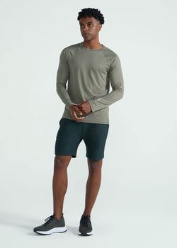 Pantalones cortos de yoga recortados para hombre