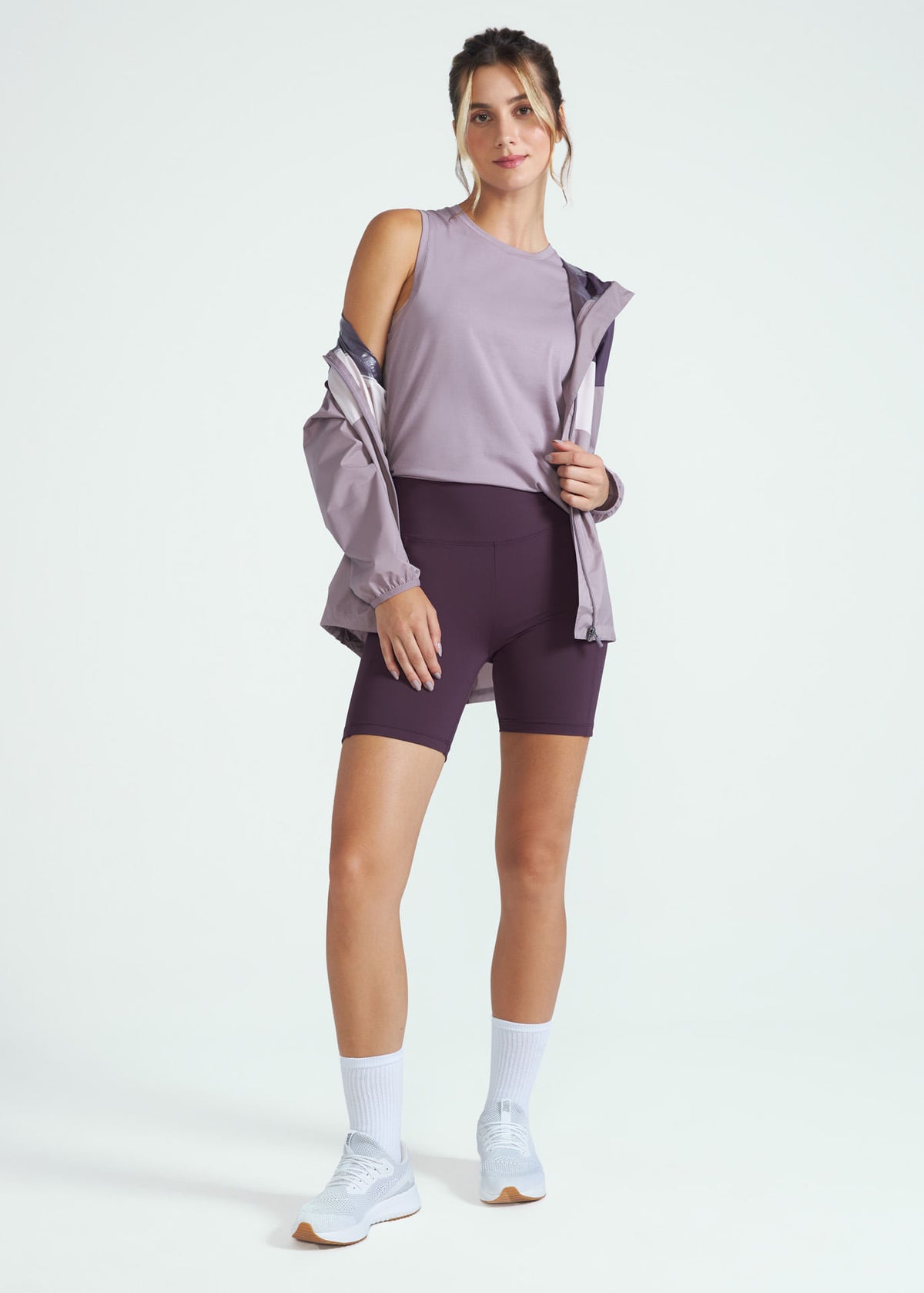 Pantalones cortos de mujer con bolsillos delgados