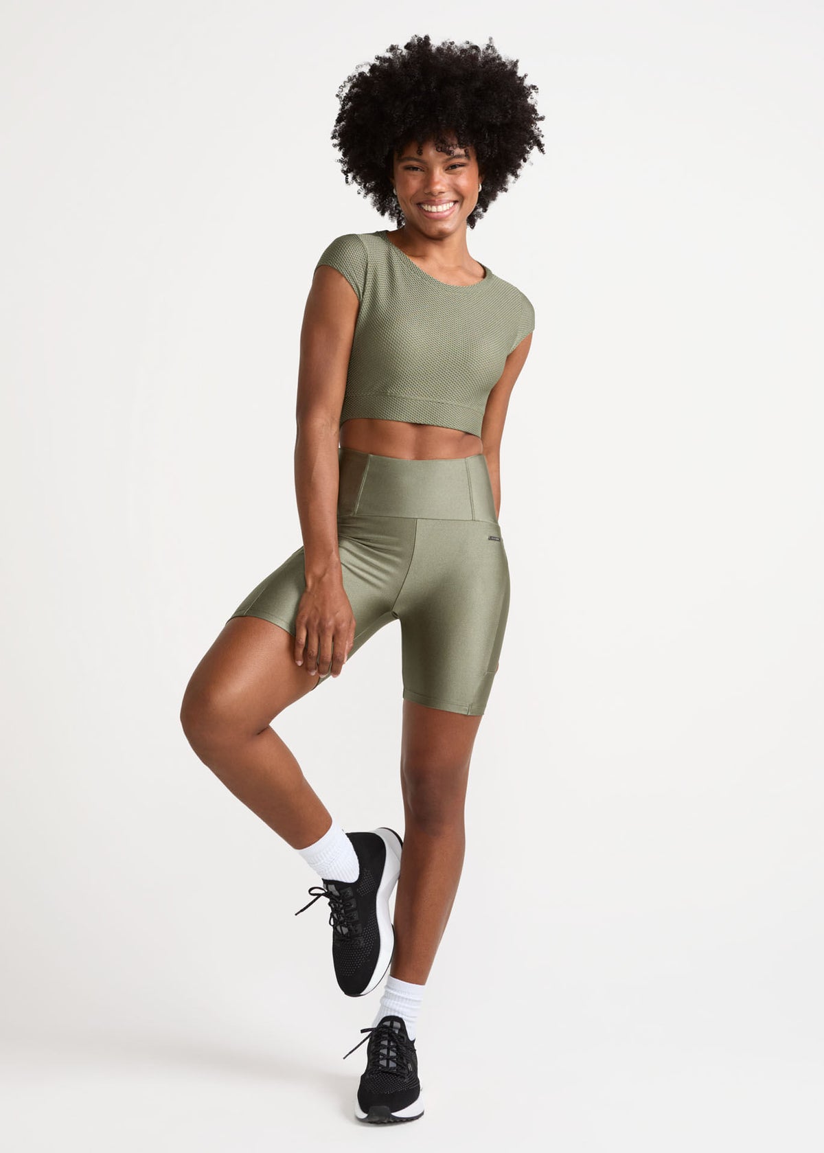 Pantalones cortos de mujer de forma delgada