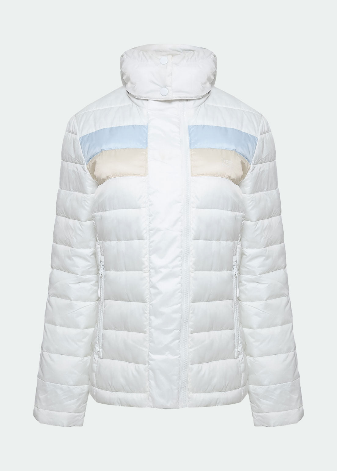 Chaqueta tricolor de invierno para mujer
