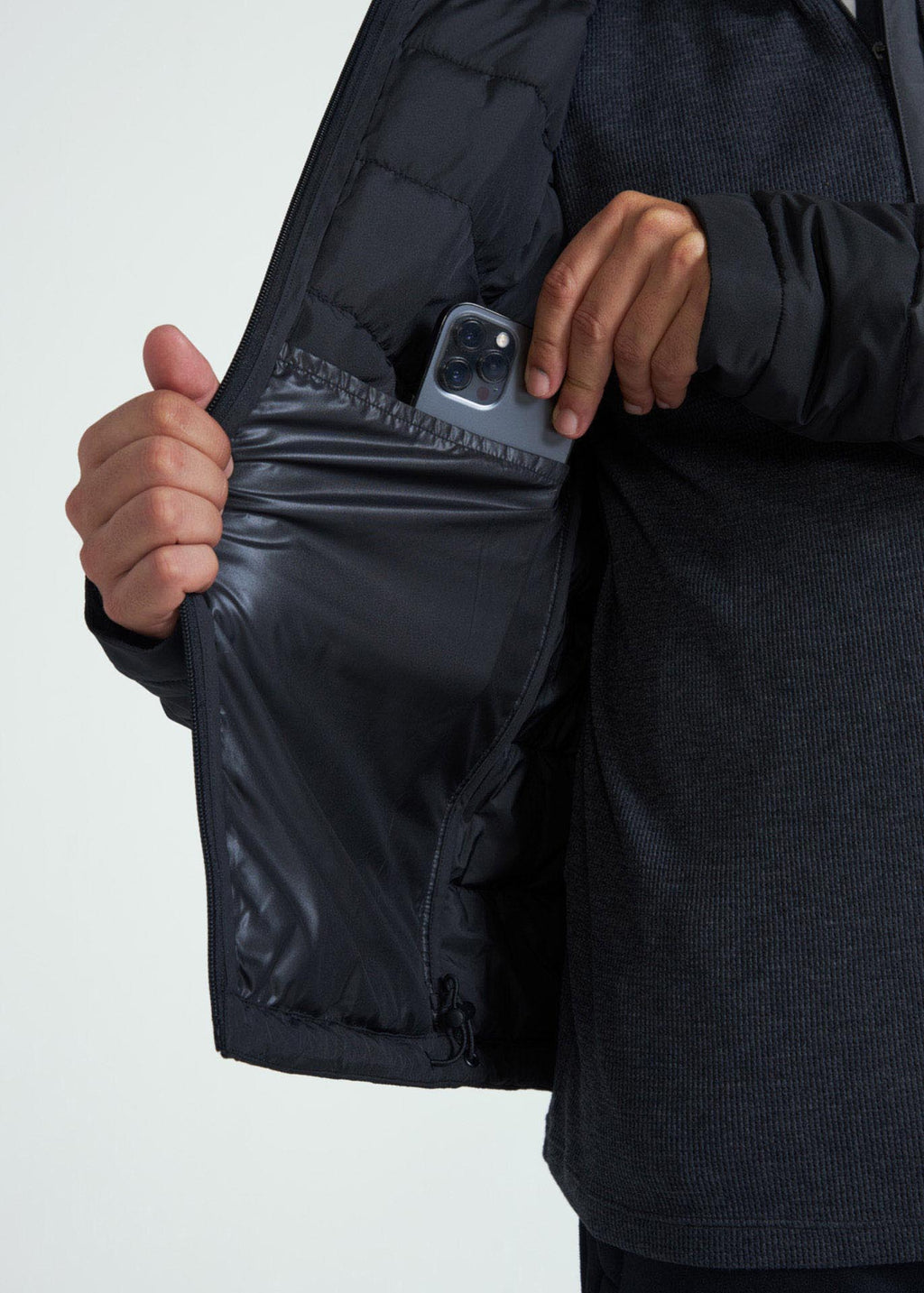 Chaqueta básica de invierno para hombre