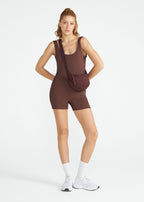 Kurzer Ribana-Overall für Damen