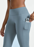 Damen-Leggings mit 3/4 Taschen