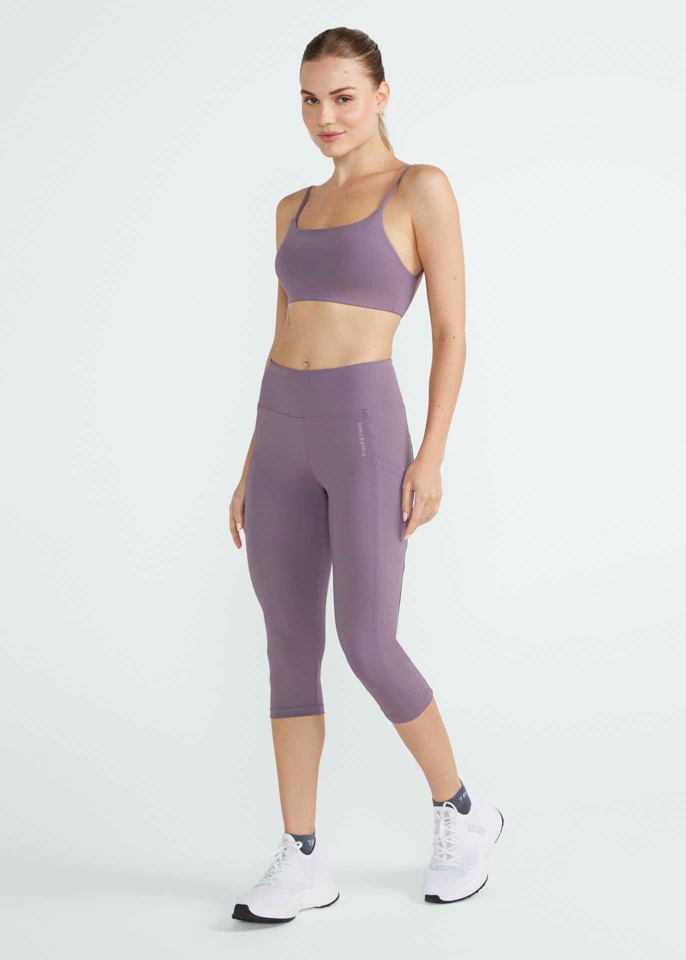 Calça Legging Mulher 3/4 Bolsos