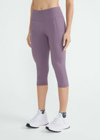 Calça Legging Mulher 3/4 Bolsos