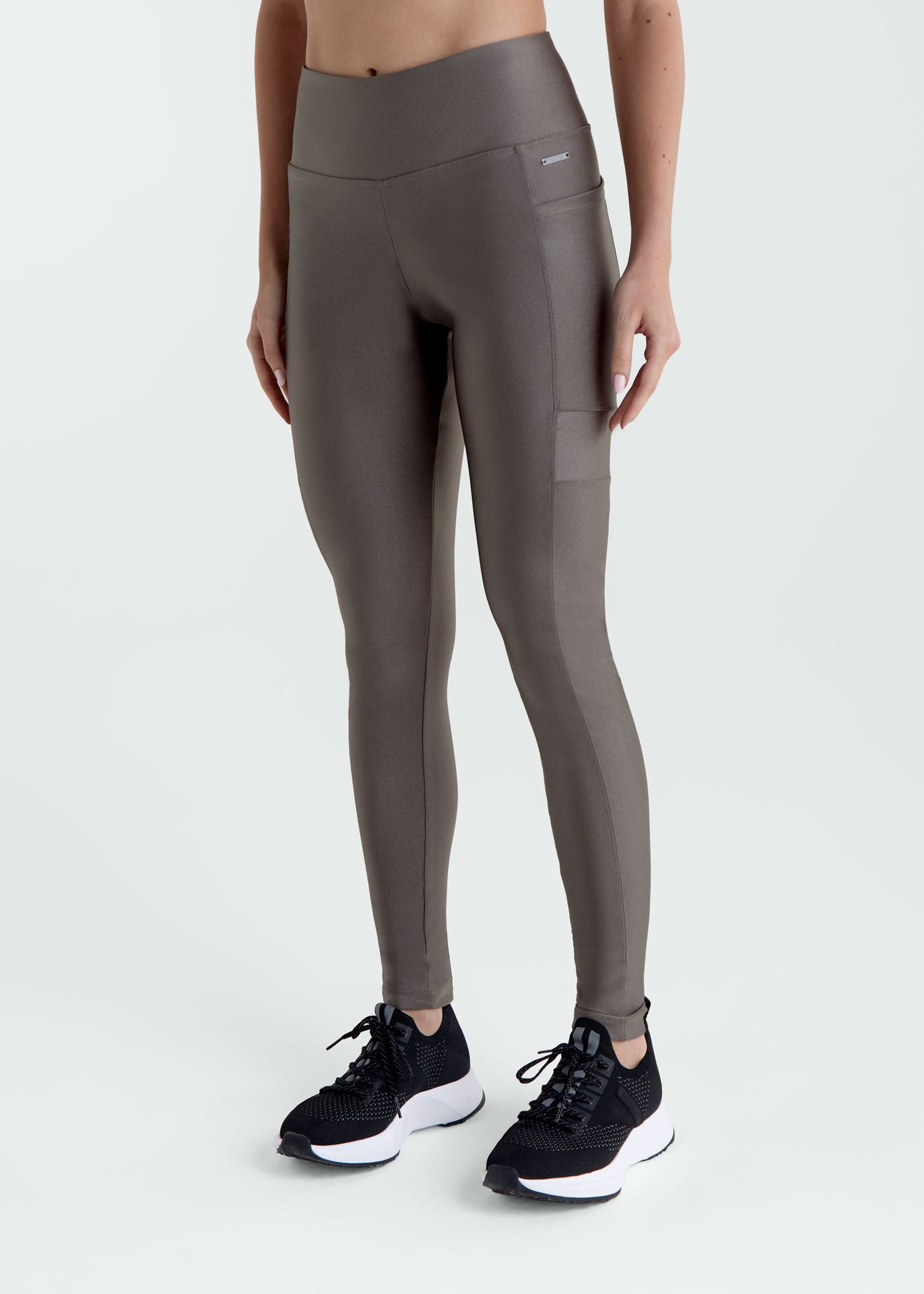 Women's Legging Pants with Shiny Pockets