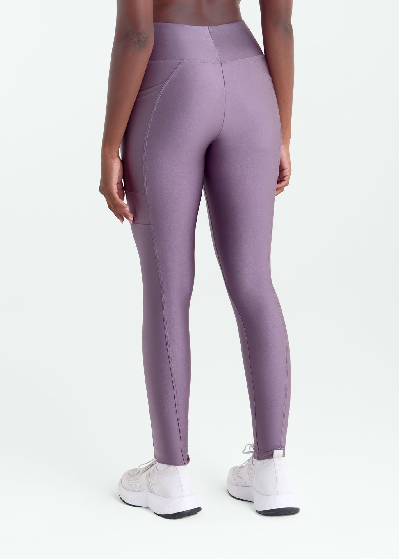 Calça Legging Mulher Bolsos Brilho
