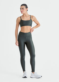 Calça Legging Mulher Básica Brilho