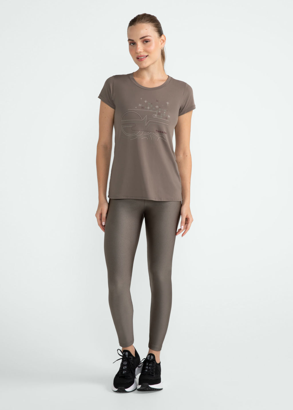 Basic Women's Glitter Leggings