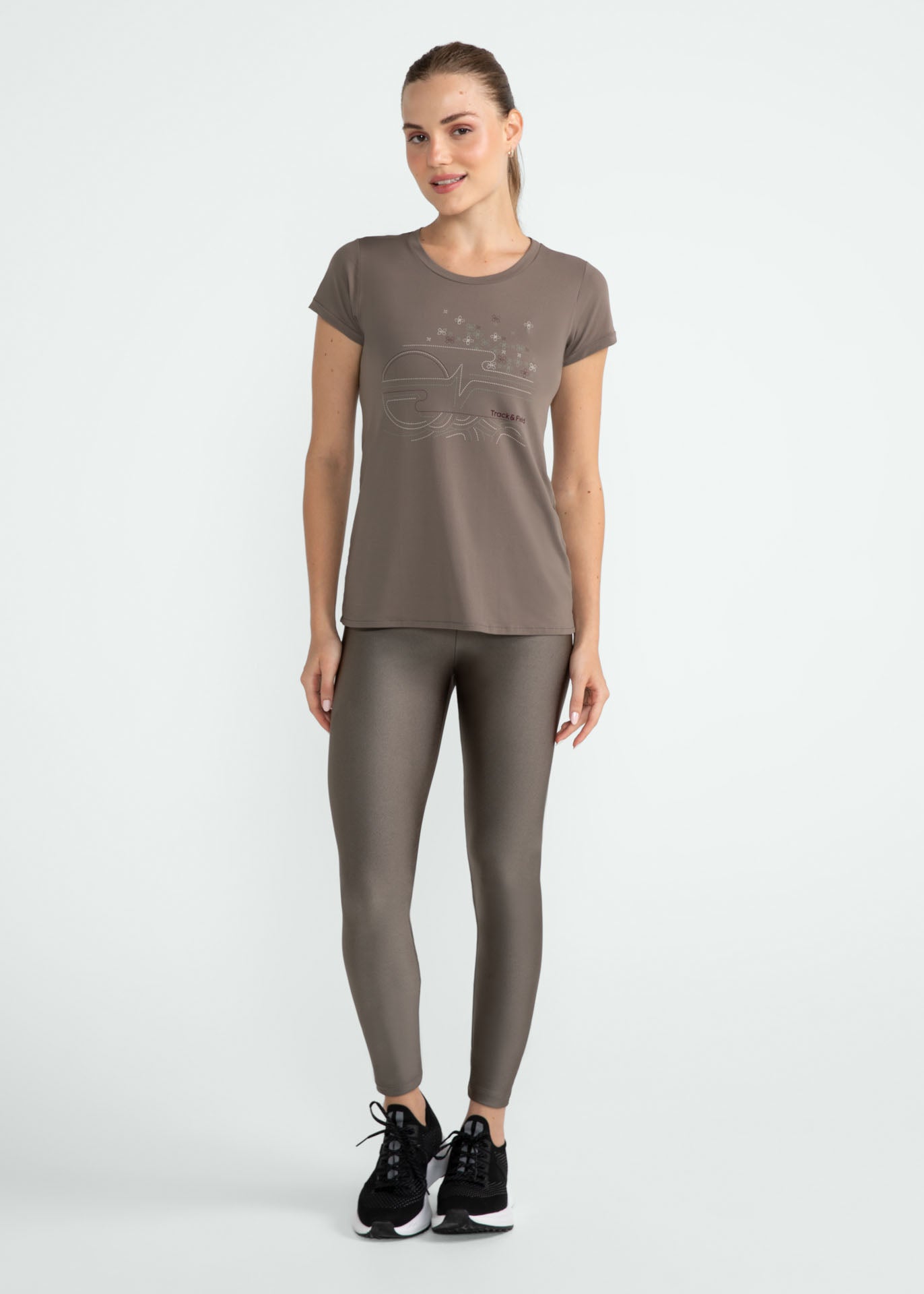 Basic Women's Glitter Leggings