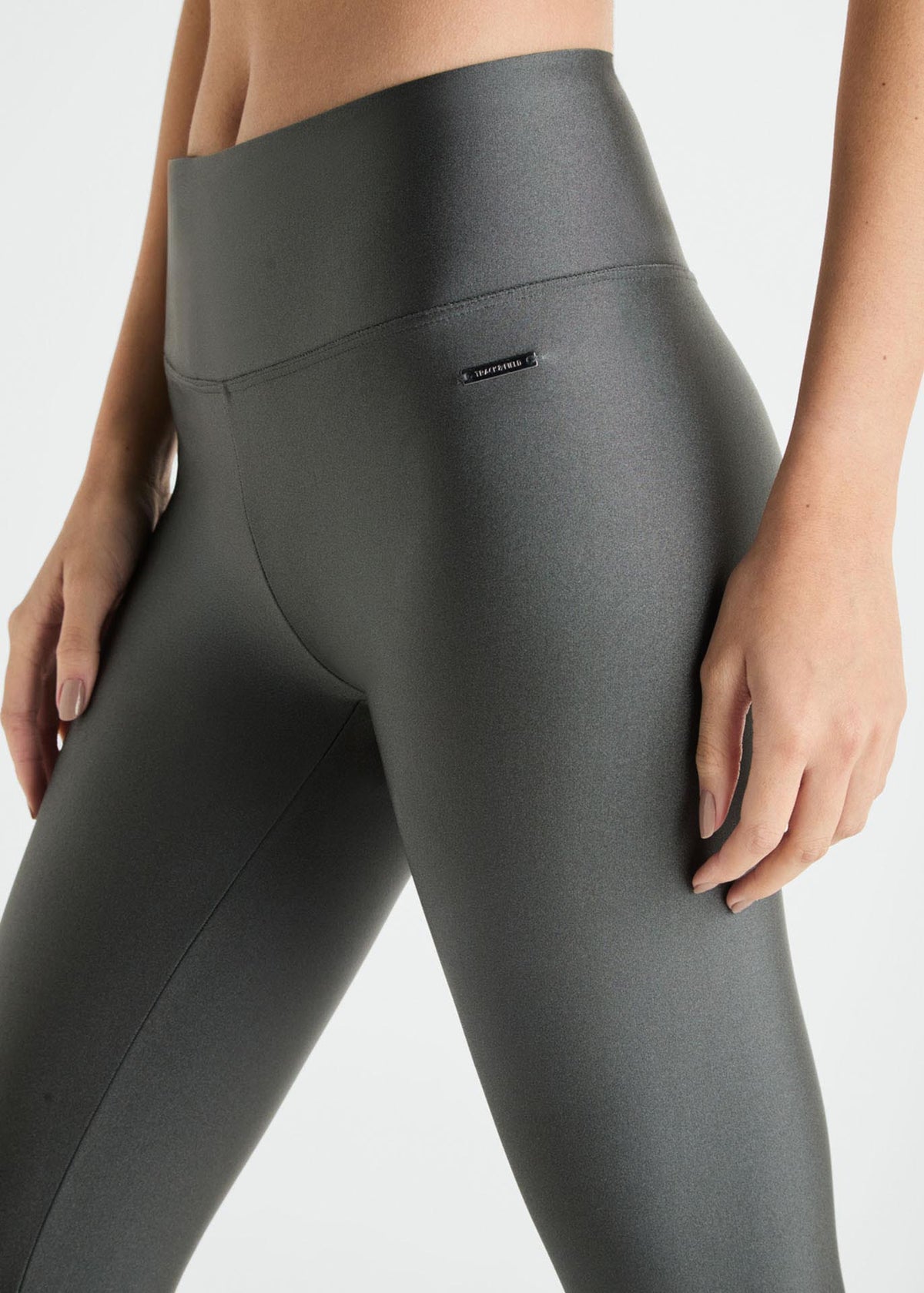 Calça Legging Mulher Básica Brilho