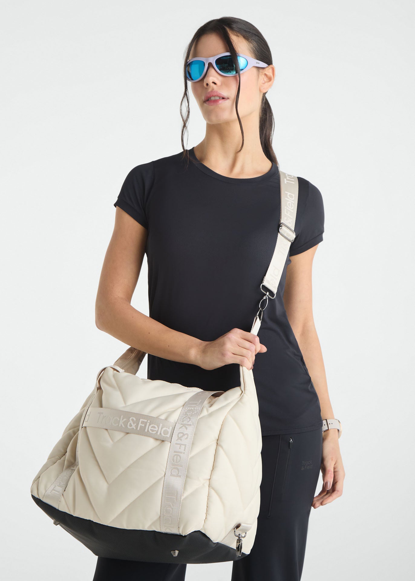 Bolsa de lona Matelassê