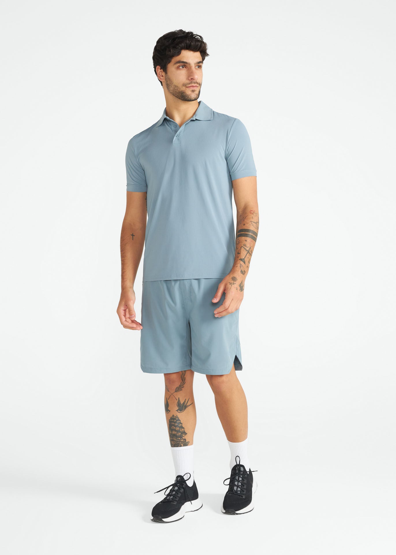 Polo Homem Slim Mesh