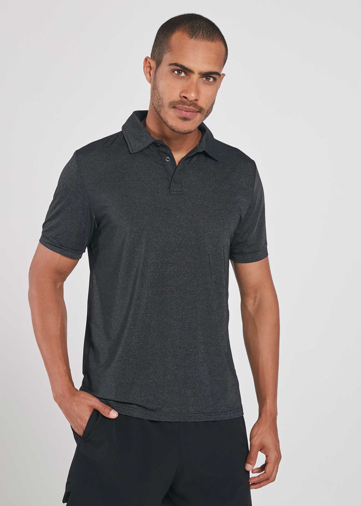 Polo Homem Slim Mesh