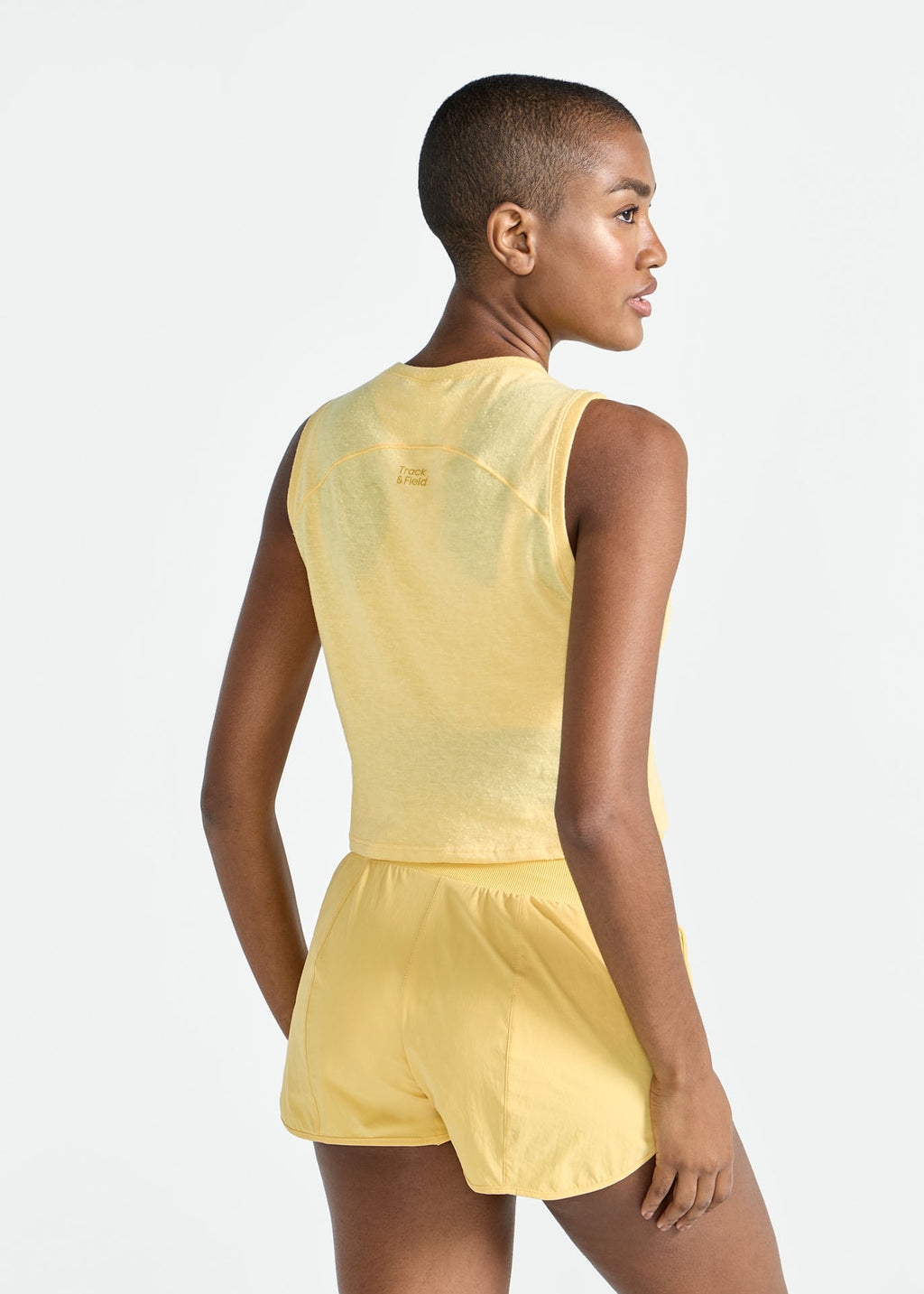 Women's Cropped Sleeveless T-Shirt