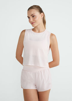 T-shirt Mulher Sem Manga Cropped