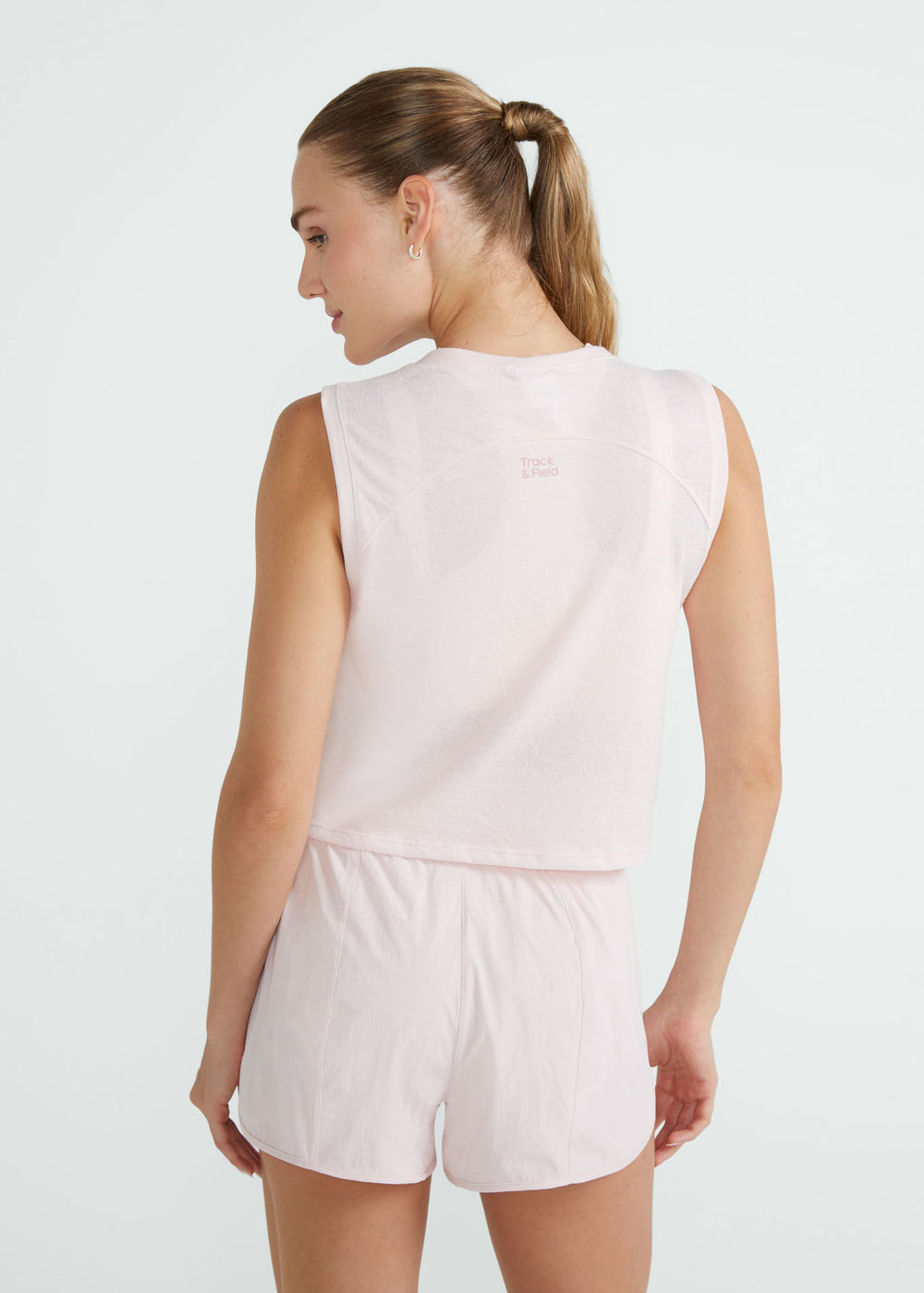 T-shirt Mulher Sem Manga Cropped