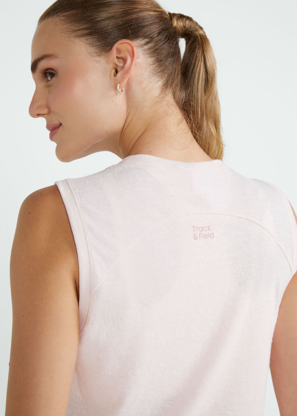 T-shirt Mulher Sem Manga Cropped