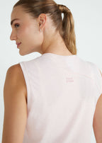 T-shirt Mulher Sem Manga Cropped