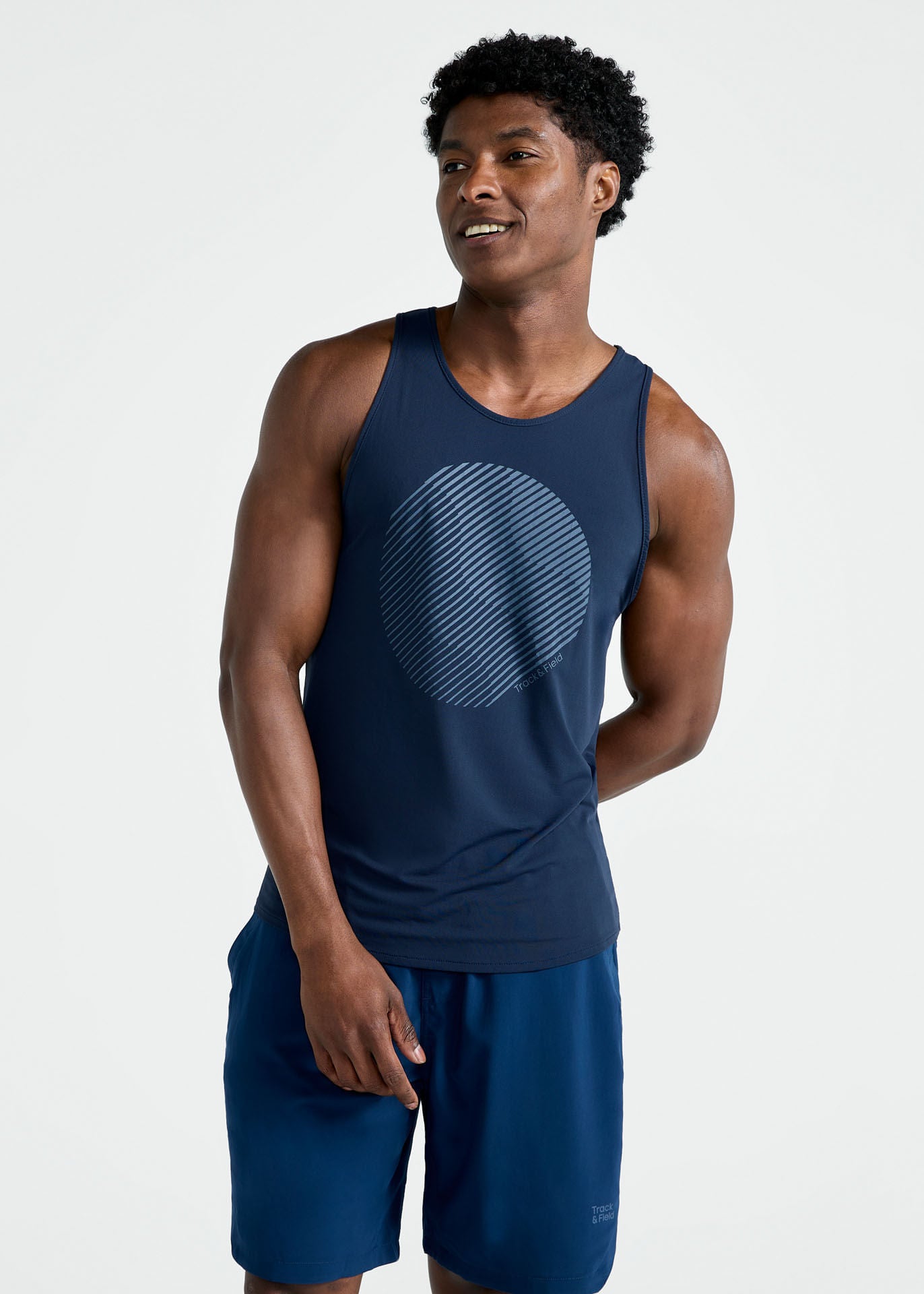 T-Shirt sem Manga Homem Thermodry Ondas