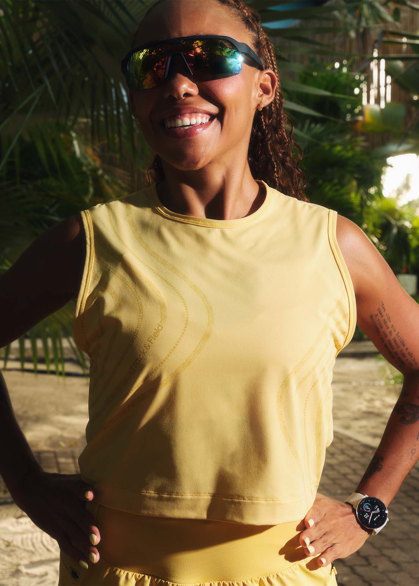 Camiseta sin mangas para mujer Fastness
