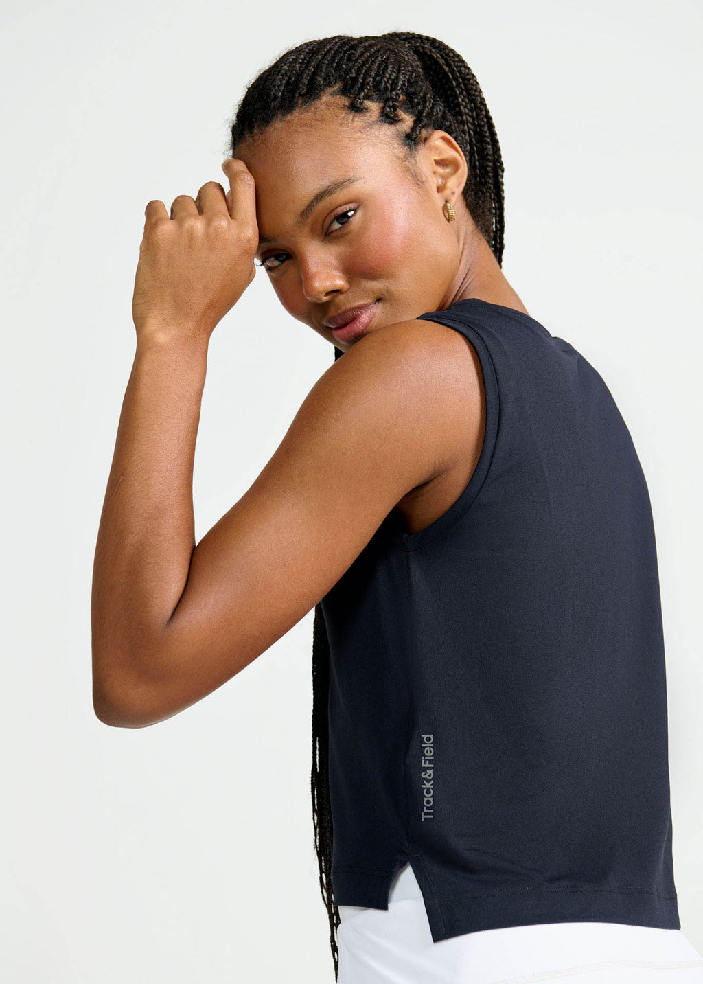 Ärmelloses Lauf-T-Shirt für Damen