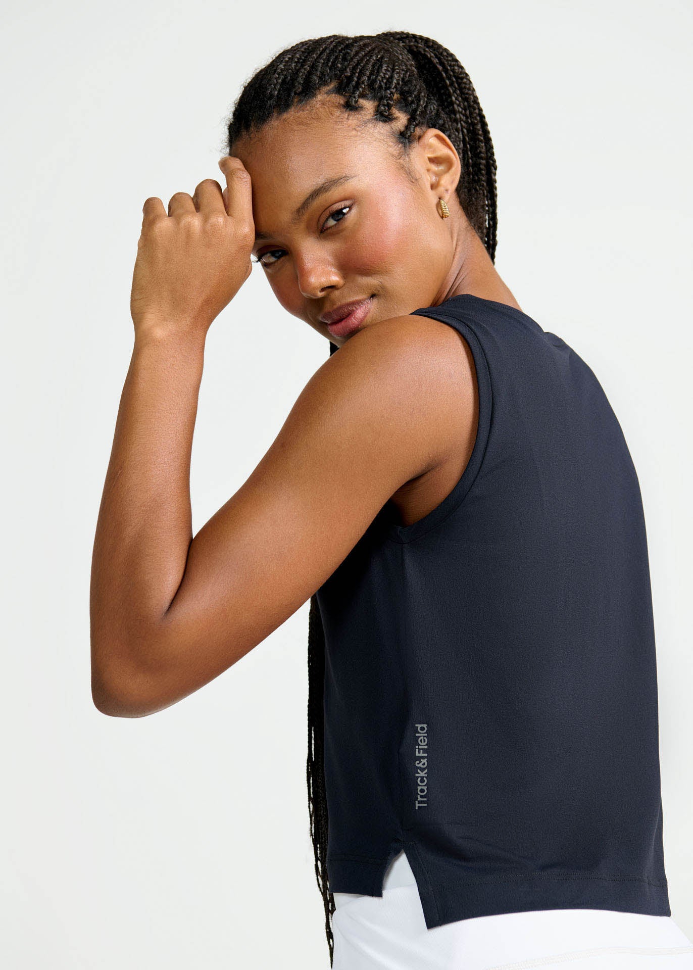 Ärmelloses Lauf-T-Shirt für Damen