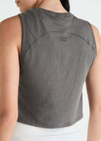 T-shirt sem manga Mulher Cropped