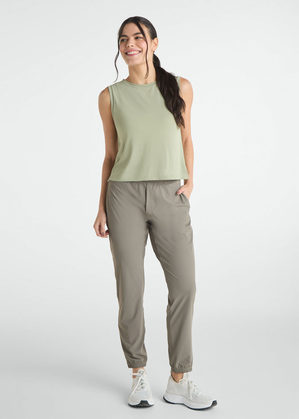 T-shirt de course sans manches pour femmes