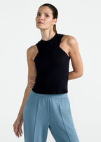 T-shirt sem manga Mulher Slim Cavada