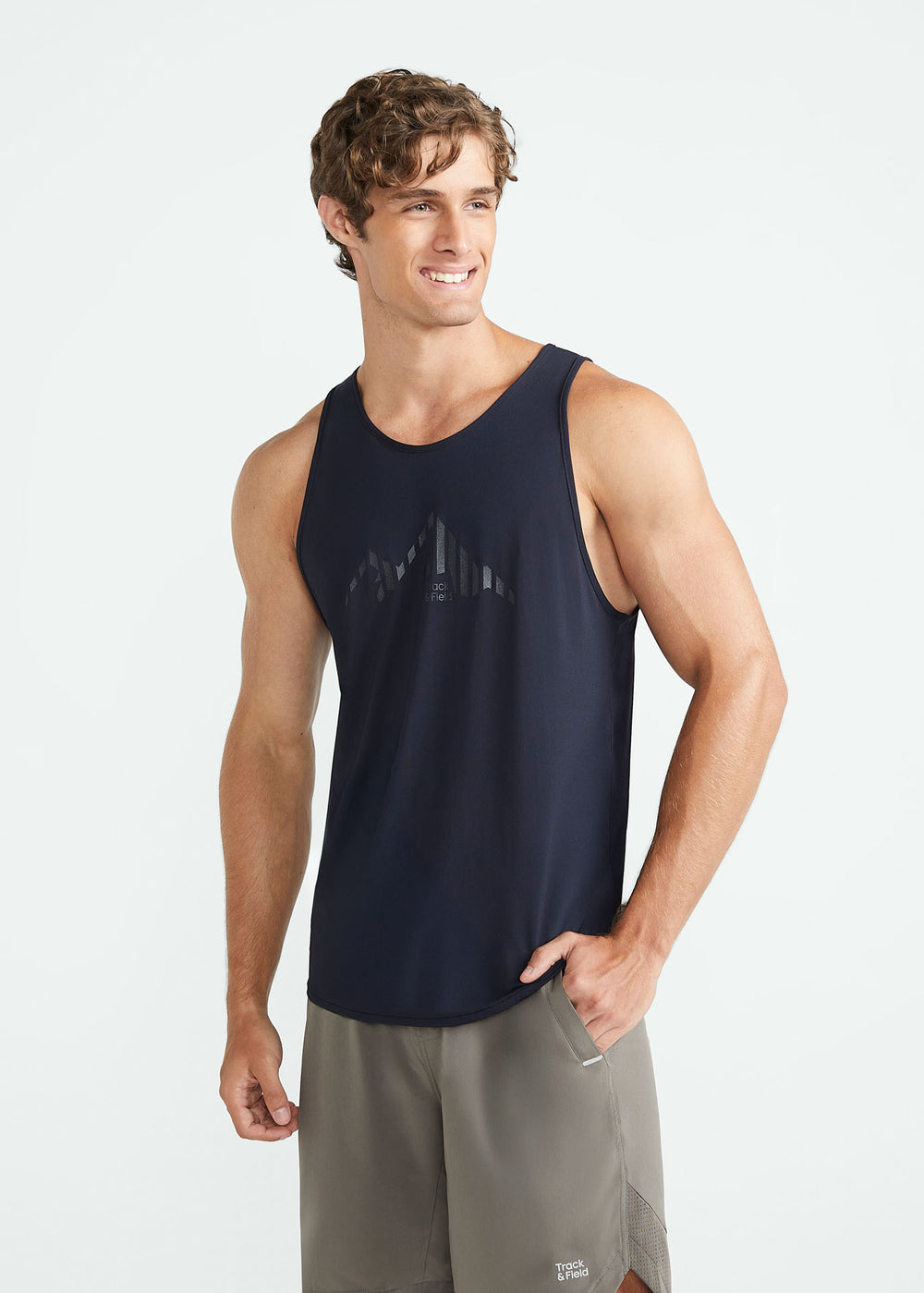 Ärmelloses Thermodry Herren-T-Shirt