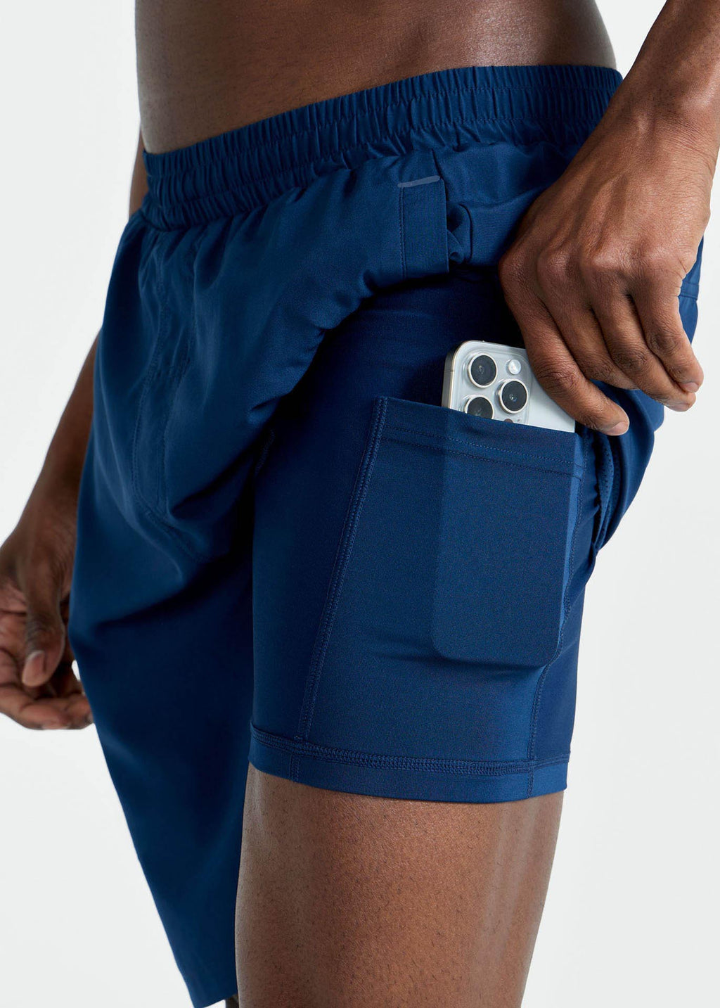 Pantalones cortos largos para hombre