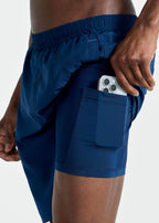 Pantalones cortos largos para hombre