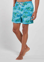 Calção Homem  Beach Médio Estampado Ihas