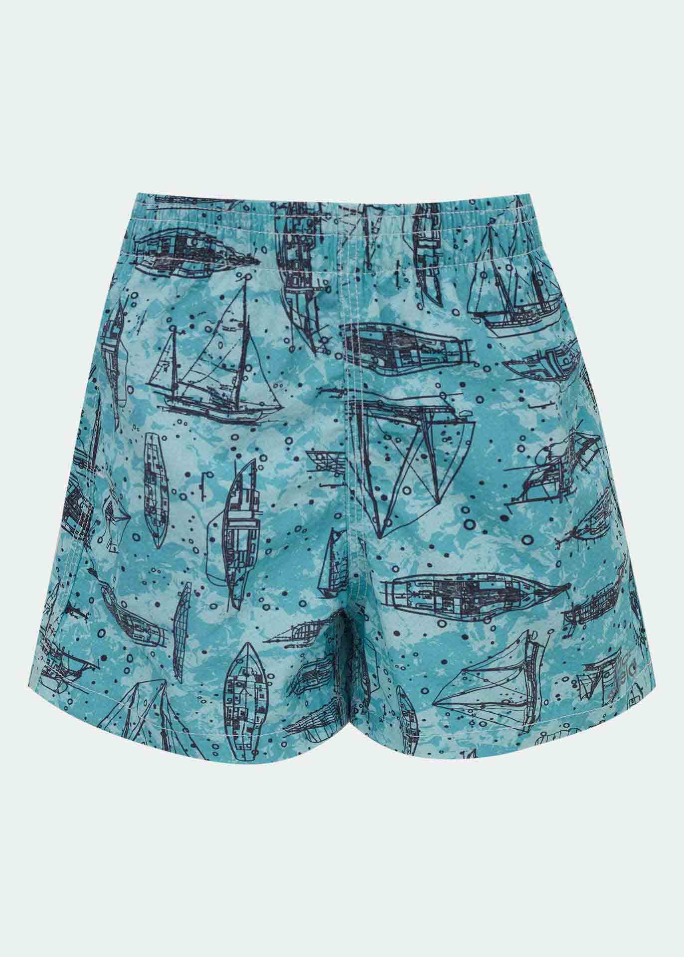 Shorts de plage imprimés pour hommes et enfants