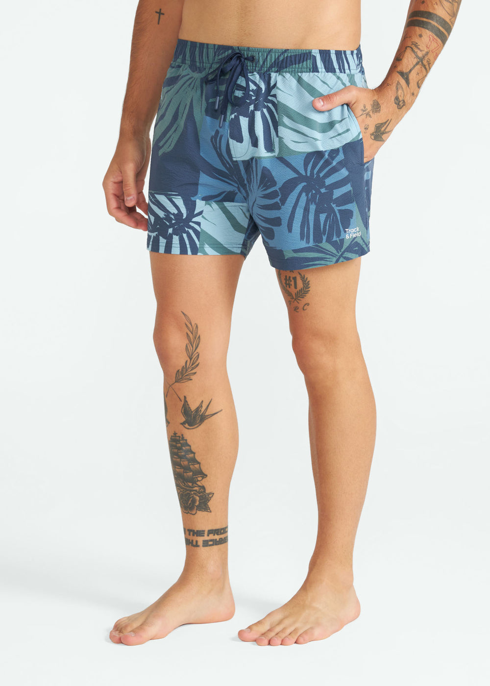 Men's Short Texture Printed Shorts
