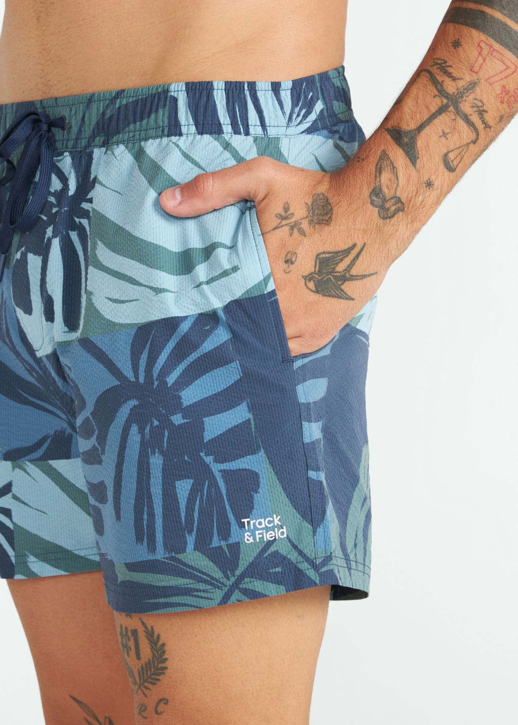 Calção  Homem Curto Textura Estampado