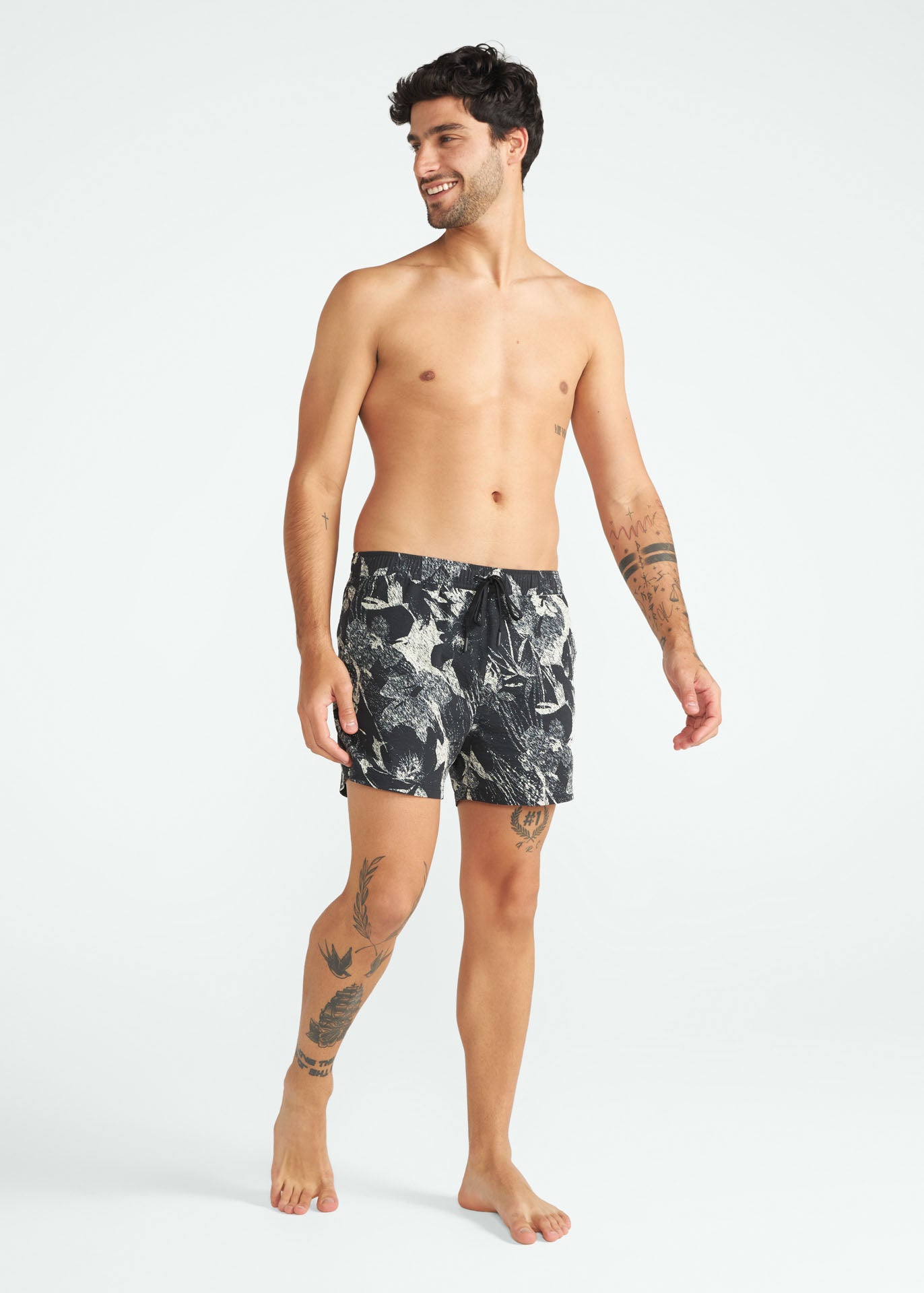 Calção Homem Curto Textura Estampado