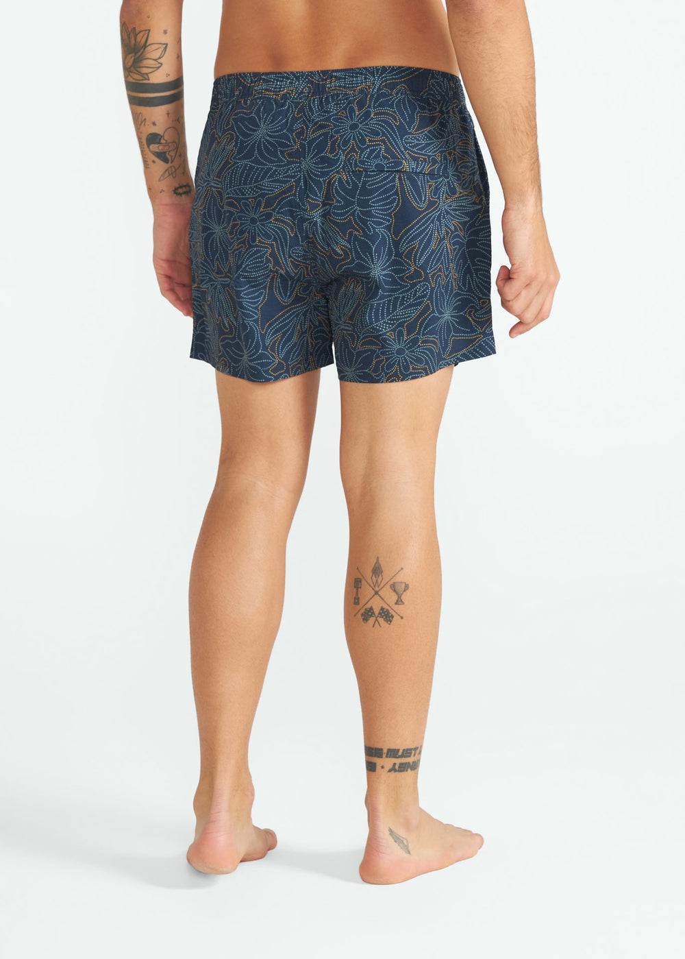 Men's Short Texture Printed Shorts
