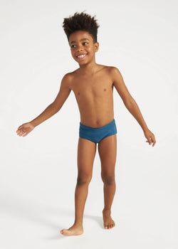 Breite, verkürzte Badehose für Kinder