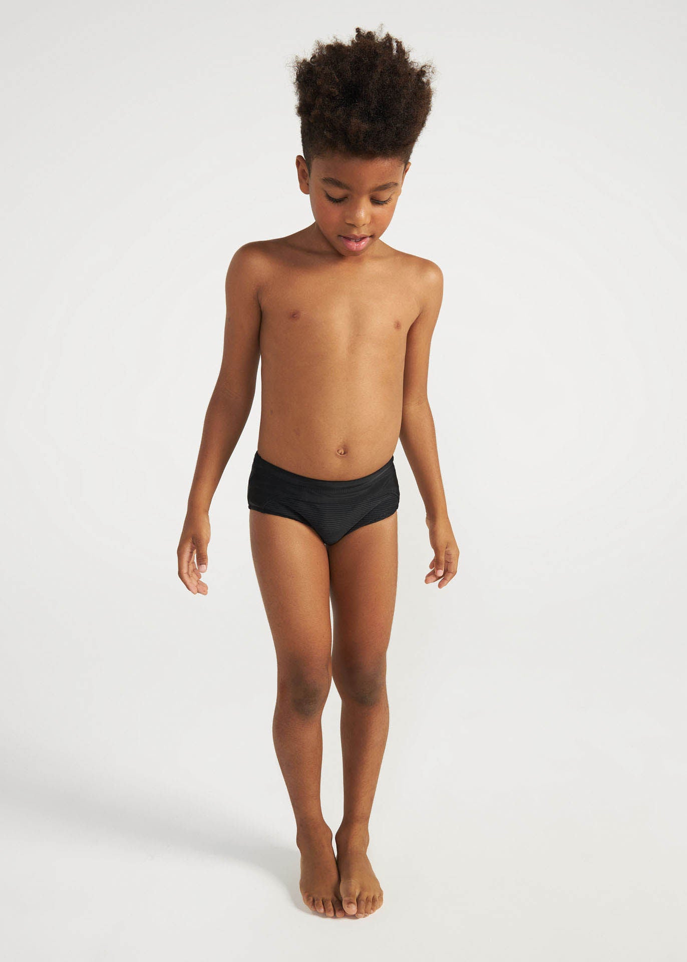 Children's Wide Cropped Swim Trunks